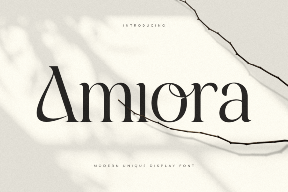 Amiora: Elegant Serif Font for Digital Campaigns and Branding