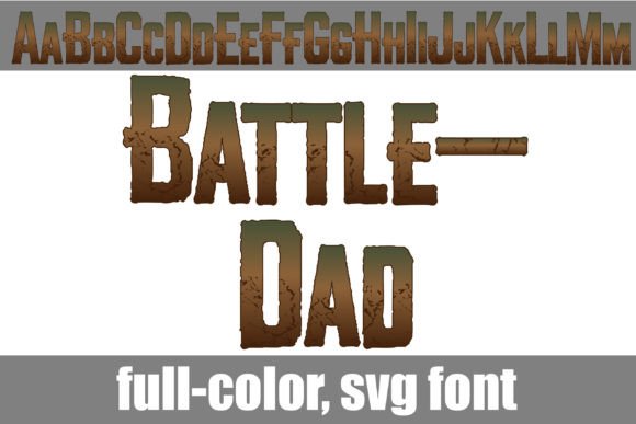 Battle-dad Font Brings Rugged Charm to Small Business Branding
