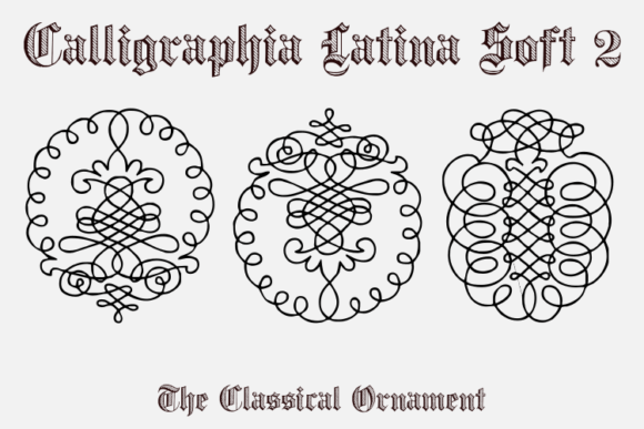 Calligraphia Latina Soft 2 for Handmade Products and Printables