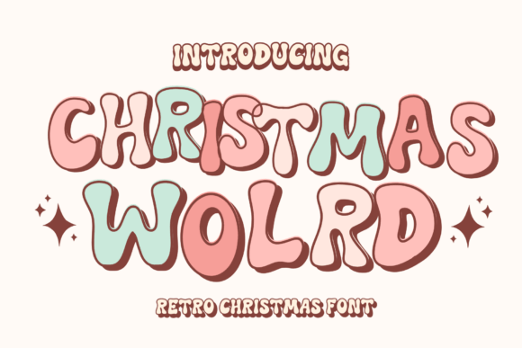 Christmas World: A Retro Font Duo for Authentic Holiday Branding