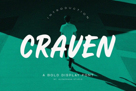 Craven Display Font for Elegant Marketing and Brand Content