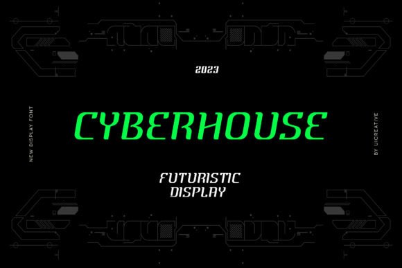 Cyber House Display Font Review for Campaign Designers