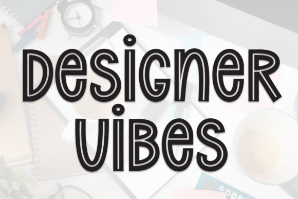 Designer Vibes: A Handcrafted Display Font for Wedding Invitations and Branding
