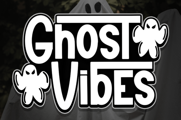 Ghost Vibes: A Playful Display Font with Cute Ghost Accents for Web Design
