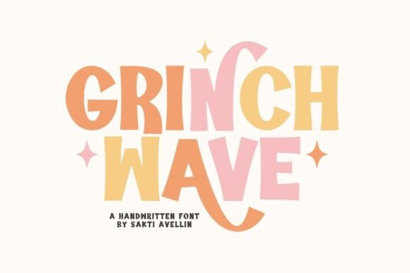Grinch Wave: A Handwritten Display Font for Scroll-Stopping Visuals