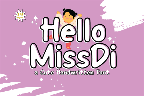 Hello Missdi: Whimsical Handwritten Font for Digital Campaigns