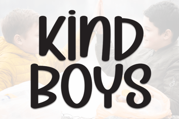 Kind Boys: A Warm-Hearted Handwritten Display Font for Brands
