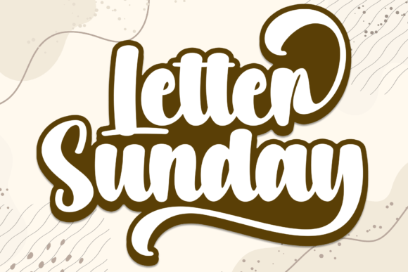 Letter Sunday Font Review for Designers and Brands