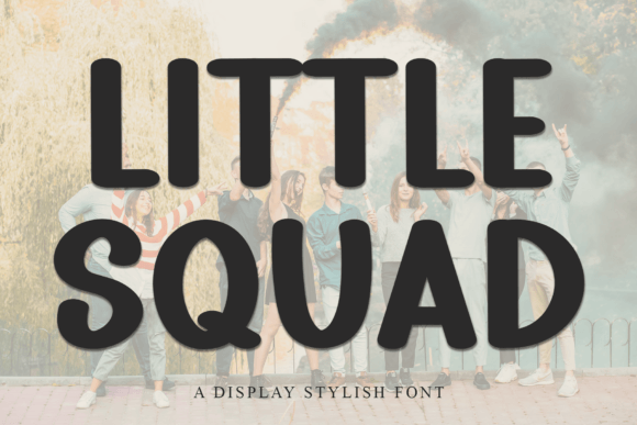 Little Squad Font Brings Bold Cheer to Editorial Layouts