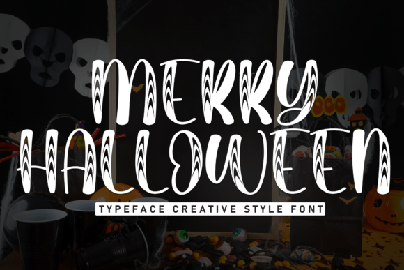 Merry Halloween: A Bold Handwritten Display Font for Branding Projects
