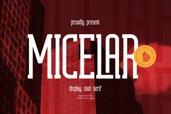 Micelar: A Display Slab Serif Font for Editorial Impact