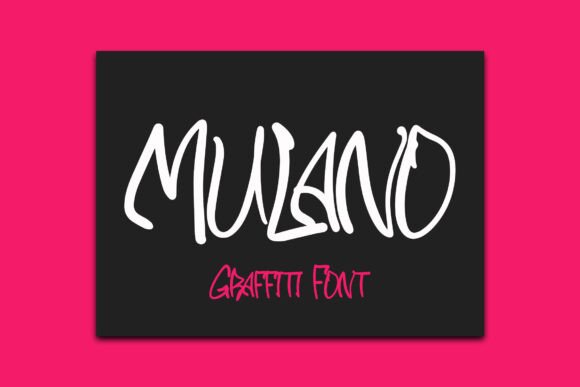 Mulano Font for Urban Branding with Hand Brush Style