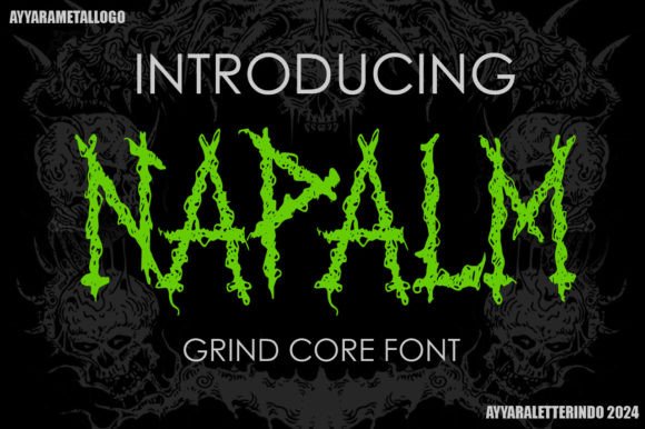 Napalm Blackletter Font for Editorial Design and Branding