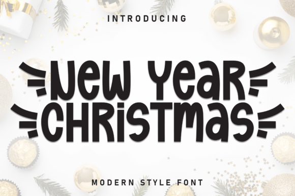 New Year Christmas: A Warm Handwritten Display Font for Digital Brands