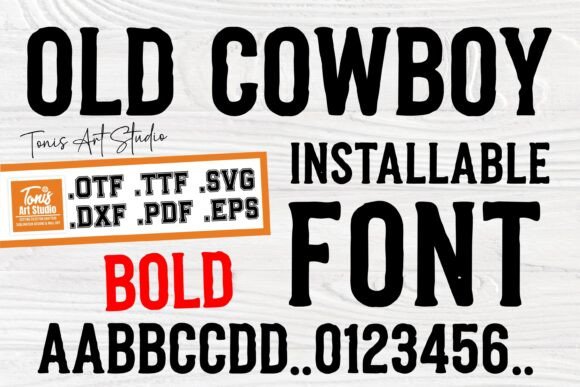 Old Cowboy Bold: A Western Display Font for Editorial Design