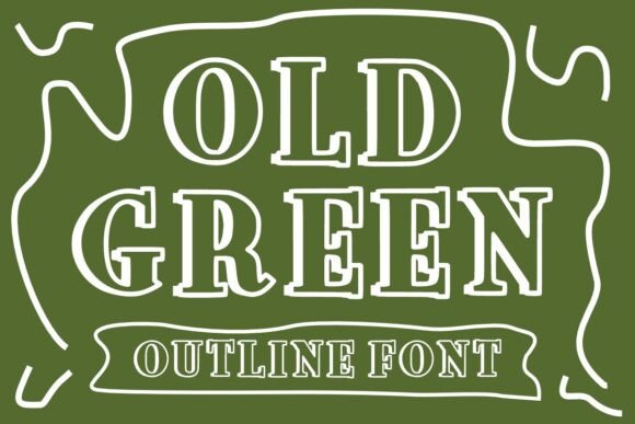 Old Green: A Must-Have Display Font for Handmade Sellers