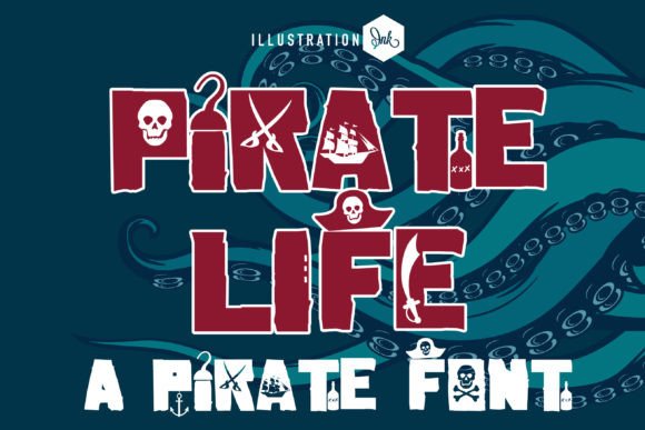 Pirate Life Font Review for Campaign Design and Social Media Content
