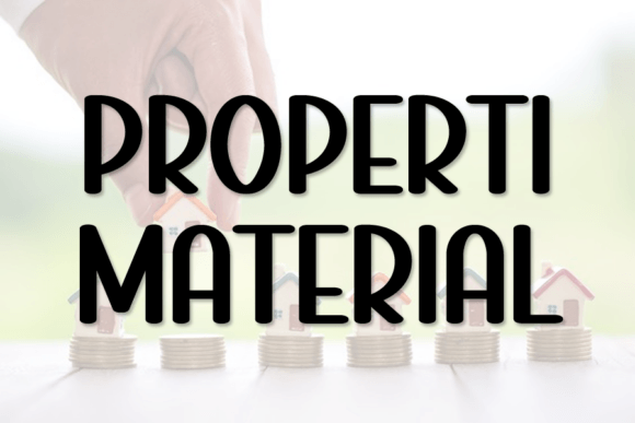 Properti Material: A Display Font That Elevates Campaign Visuals