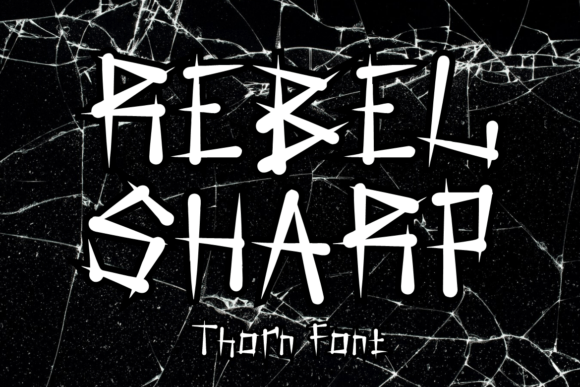 Rebel Sharp: A Bold Display Font for Small Business Branding