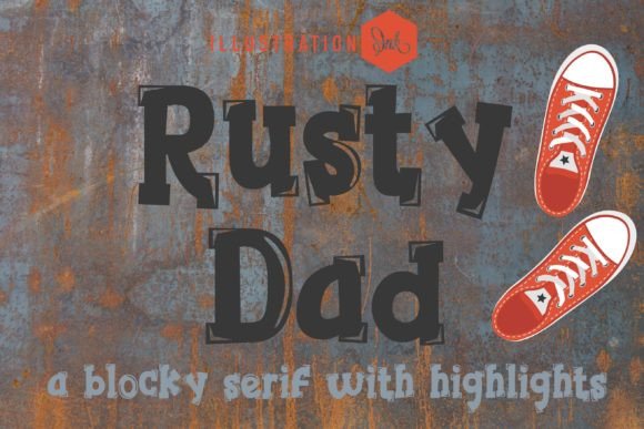 Rusty Dad: A Bold Serif Font for Rugged Brand Campaigns