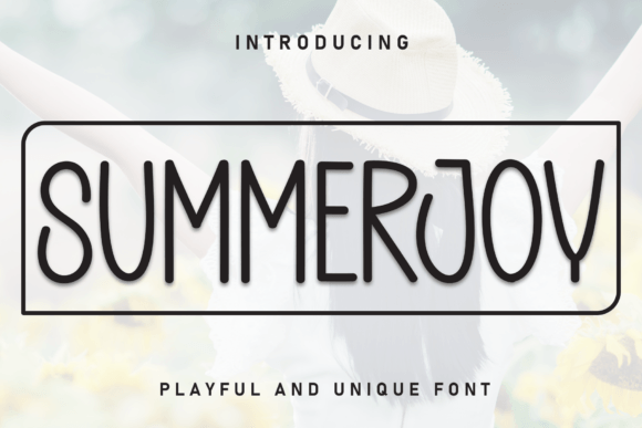 Summerjoy Handwritten Display Font for Authentic Small Business Branding
