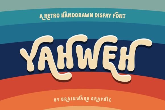 Yahweh Retro Hand-Drawn Display Font for Marketing Campaigns